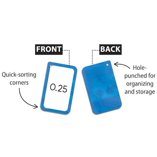 Teacher Created Resources® Fractions, Decimals & Percents Flash Cards Pack, 6ct.